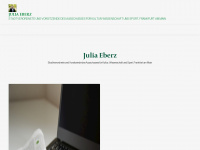 julia-eberz.de Webseite Vorschau