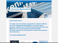 deutsche-maskenfabrik.de Webseite Vorschau