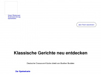 ingos-speiselokal.de Webseite Vorschau