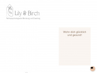 lilyandbirch.de Webseite Vorschau