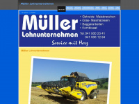 mueller-lohnunternehmen.ch Webseite Vorschau