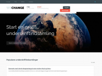 wechange.dk Webseite Vorschau