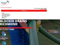 richmond-drains.co.uk Webseite Vorschau