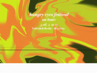 hungryeyesfestival.de Webseite Vorschau