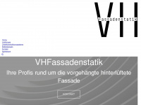 vhfassadenstatik.de Webseite Vorschau