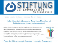 stiftung-lebenshilfe-gunzenhausen.de Webseite Vorschau