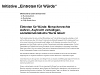 eintreten-fuer-wuerde.de Webseite Vorschau