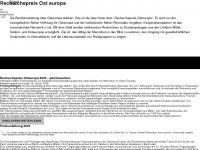 recherchepreis-osteuropa.de Webseite Vorschau