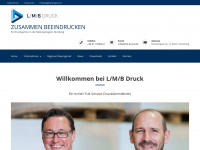 lmb-druck.de Webseite Vorschau