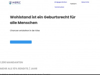 wepec.de Webseite Vorschau