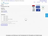 dr-heger.com Webseite Vorschau