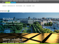 partnerbank.at Webseite Vorschau