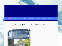 ikker-metallbau.de Webseite Vorschau
