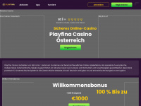 playfinacasino.at Webseite Vorschau