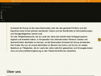 universalartgroup.com Webseite Vorschau