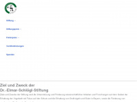 schloegl-stiftung.de Webseite Vorschau