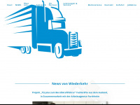 wiederkehr-transport.de Webseite Vorschau