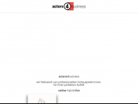 actors4business.com Webseite Vorschau