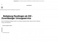 beiladung-reutlingen.de Webseite Vorschau