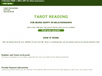 tarotreadingroom.com Webseite Vorschau