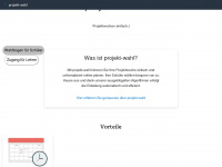 projekt-wahl.de Webseite Vorschau