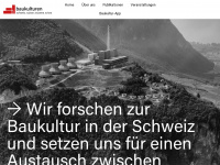 baukulturen-schweiz.ch Webseite Vorschau