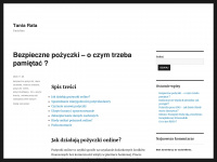 taniarata.pl Webseite Vorschau