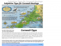 cornwall-tipps.de Webseite Vorschau