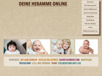 deine-hebamme-online.de Webseite Vorschau