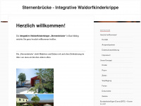 waldorfkinderkrippe-sternenbruecke.de Webseite Vorschau