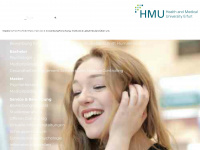 health-and-medical-university-erfurt.de Webseite Vorschau