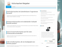 kulturtaschen-ratgeber.de Webseite Vorschau