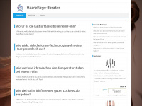 haarpflege-berater.de Webseite Vorschau