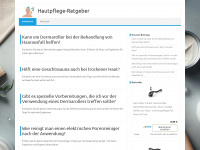 hautpflege-ratgeber.de Webseite Vorschau