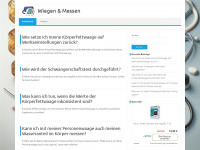 wiegen-und-messen.de Webseite Vorschau