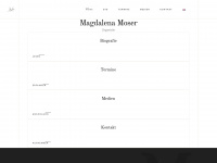 magdalenamoser.com Webseite Vorschau