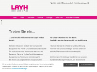 torbau-layh.de Webseite Vorschau