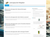 leitungssucher-ratgeber.de Webseite Vorschau