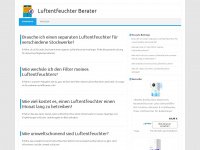 luftentfeuchter-berater.de Webseite Vorschau