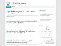 luftreiniger-berater.de Webseite Vorschau