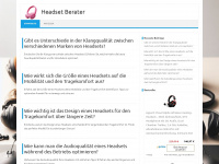 headset-berater.de Webseite Vorschau