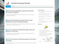 hochdruckreiniger-berater.de Webseite Vorschau