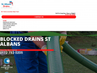 stalbans-drains.co.uk Webseite Vorschau