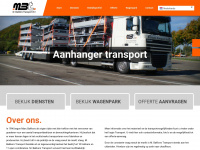 mbakkerstransport.nl Webseite Vorschau