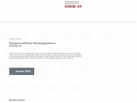 wiss-gremium-covid19.ch Webseite Vorschau