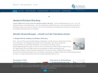 klinikum-nuernberg-akademie.de Webseite Vorschau