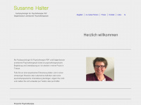 halter-psychotherapie.ch Webseite Vorschau