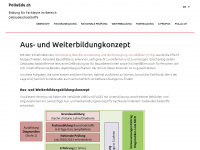 polluedu.ch Webseite Vorschau