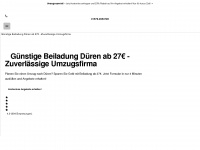 beiladung-dueren.de Webseite Vorschau