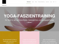 yoga-faszientraining.de Webseite Vorschau